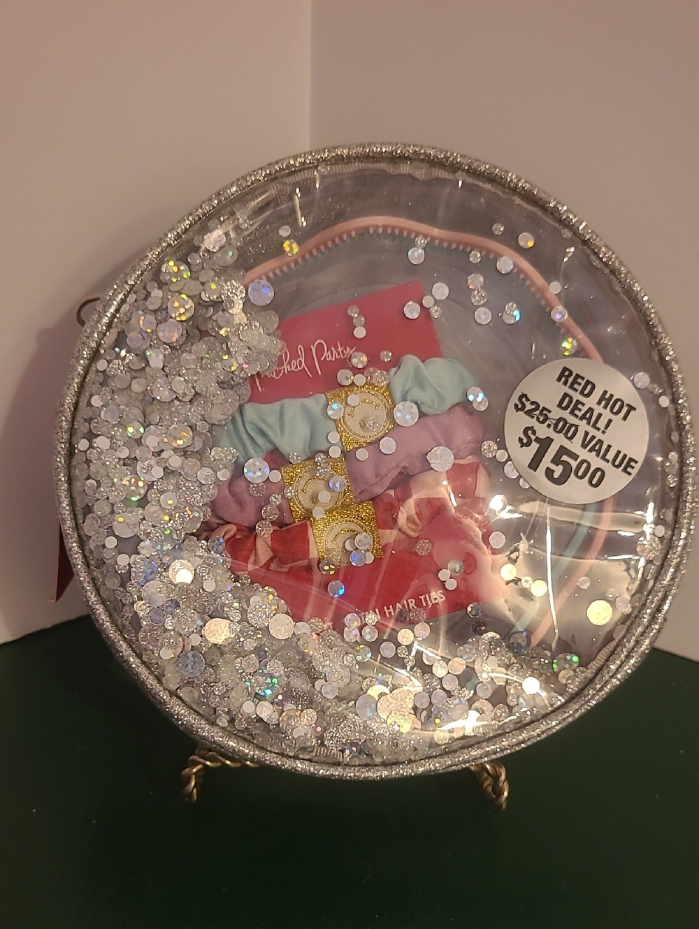 Packed Party Sequin Circle Favor Pouch - Silver, Pink, Blue